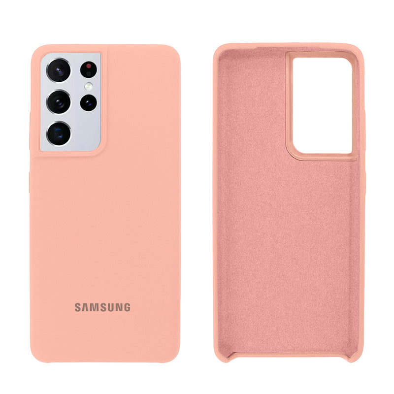 Capinha Celular Galaxy S21 Ultra Silicone Cover Aveludado