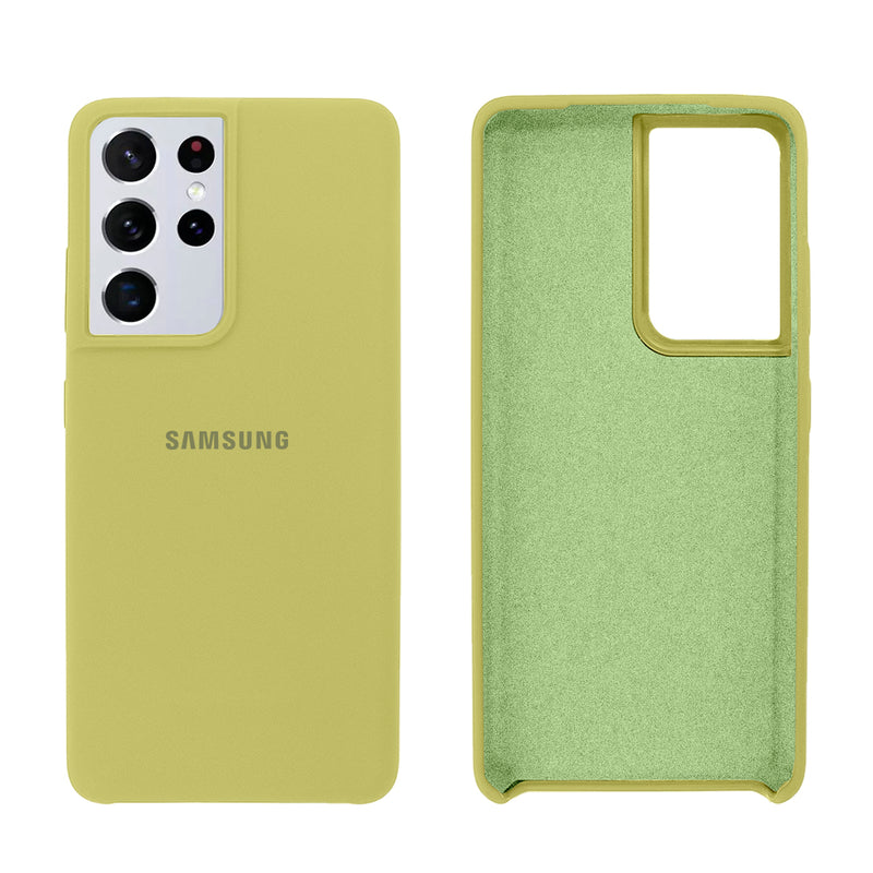Capinha Celular Galaxy S21 Ultra Silicone Cover Aveludado
