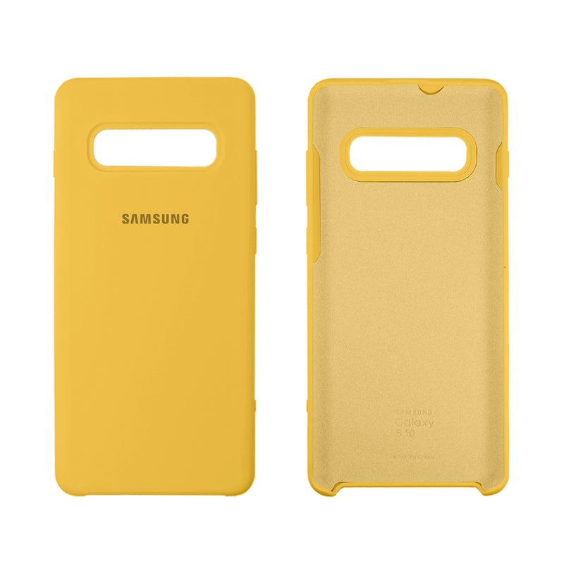 Capinha Celular para Galaxy S10 Silicone Cover Aveludado