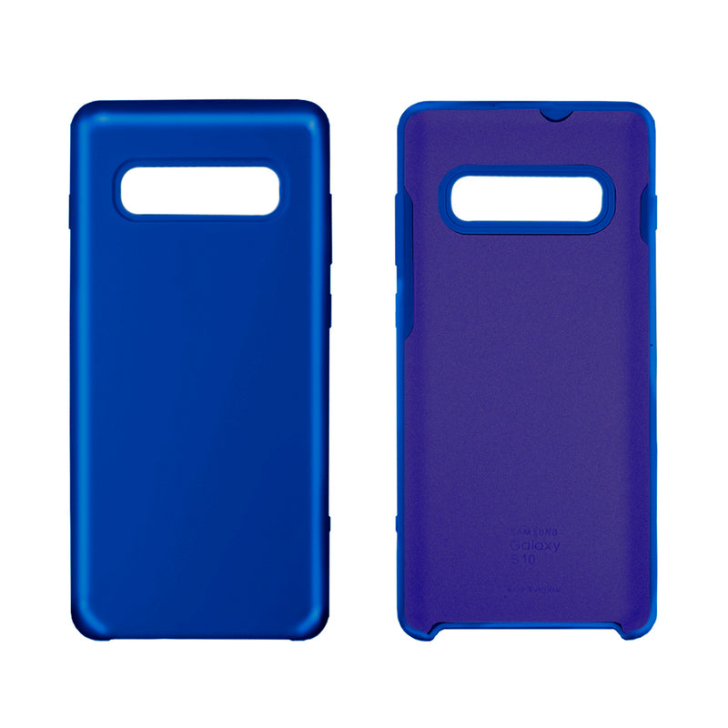 Capinha Celular para Galaxy S10 Silicone Cover Aveludado