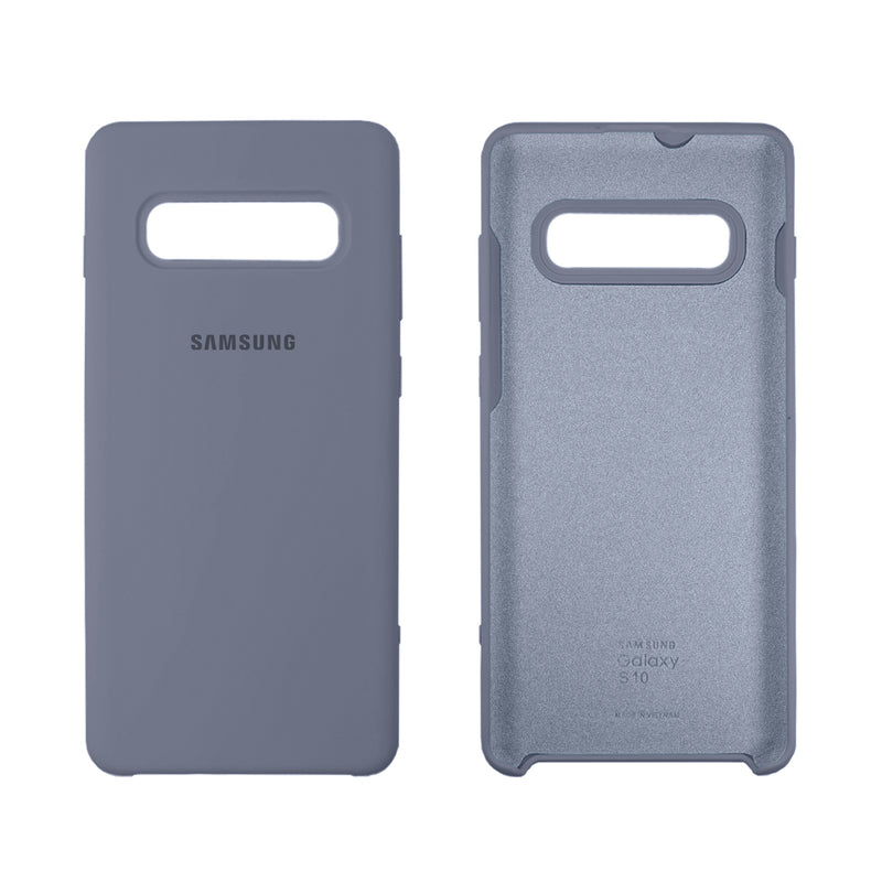 Capinha Celular para Galaxy S10 Silicone Cover Aveludado