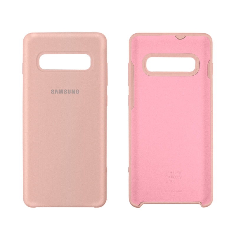 Capinha Celular para Galaxy S10 Silicone Cover Aveludado