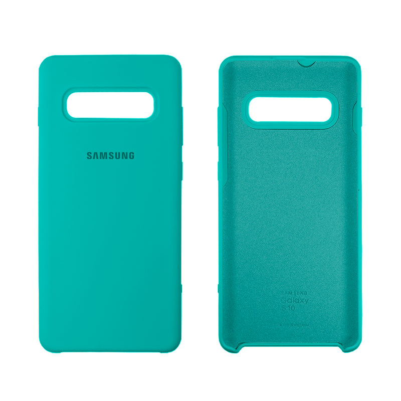 Capinha Celular para Galaxy S10 Silicone Cover Aveludado