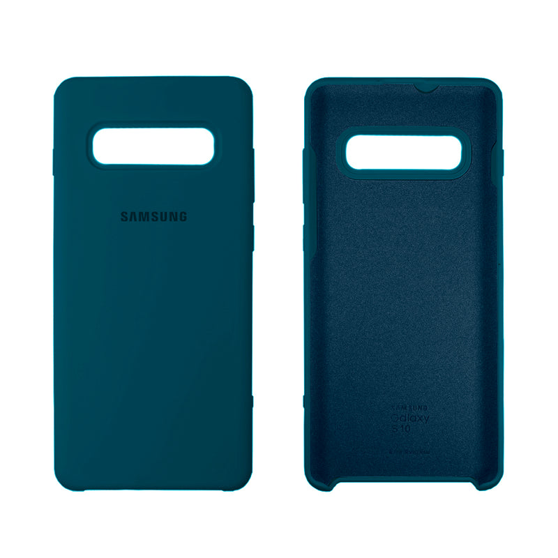 Capinha Celular para Galaxy S10 Silicone Cover Aveludado