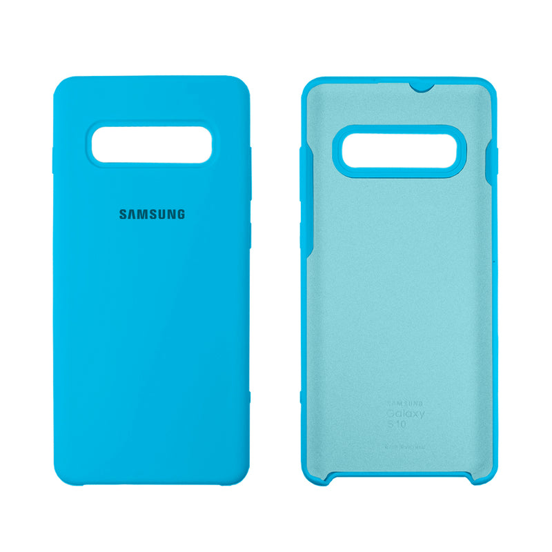 Capinha Celular para Galaxy S10 Silicone Cover Aveludado