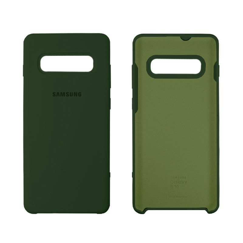 Capinha Celular para Galaxy S10 Silicone Cover Aveludado