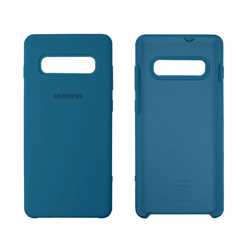 Capinha Celular para Galaxy S10 Silicone Cover Aveludado