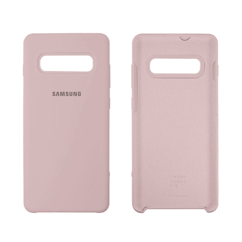 Capinha Celular para Galaxy S10 Silicone Cover Aveludado