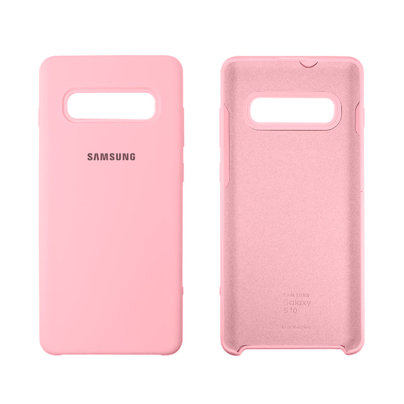 Capinha Celular para Galaxy S10 Silicone Cover Aveludado