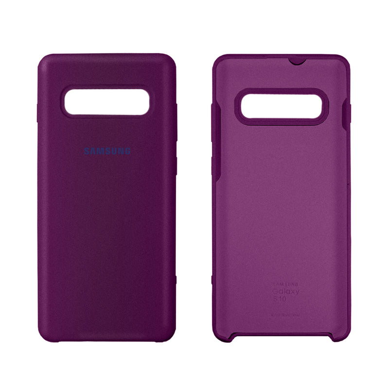Capinha Celular para Galaxy S10 Silicone Cover Aveludado