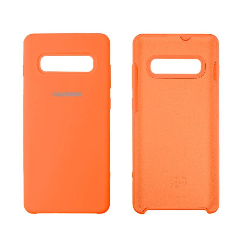 Capinha Celular para Galaxy S10 Silicone Cover Aveludado