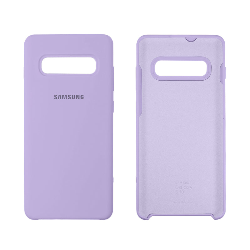 Capinha Celular para Galaxy S10 Silicone Cover Aveludado