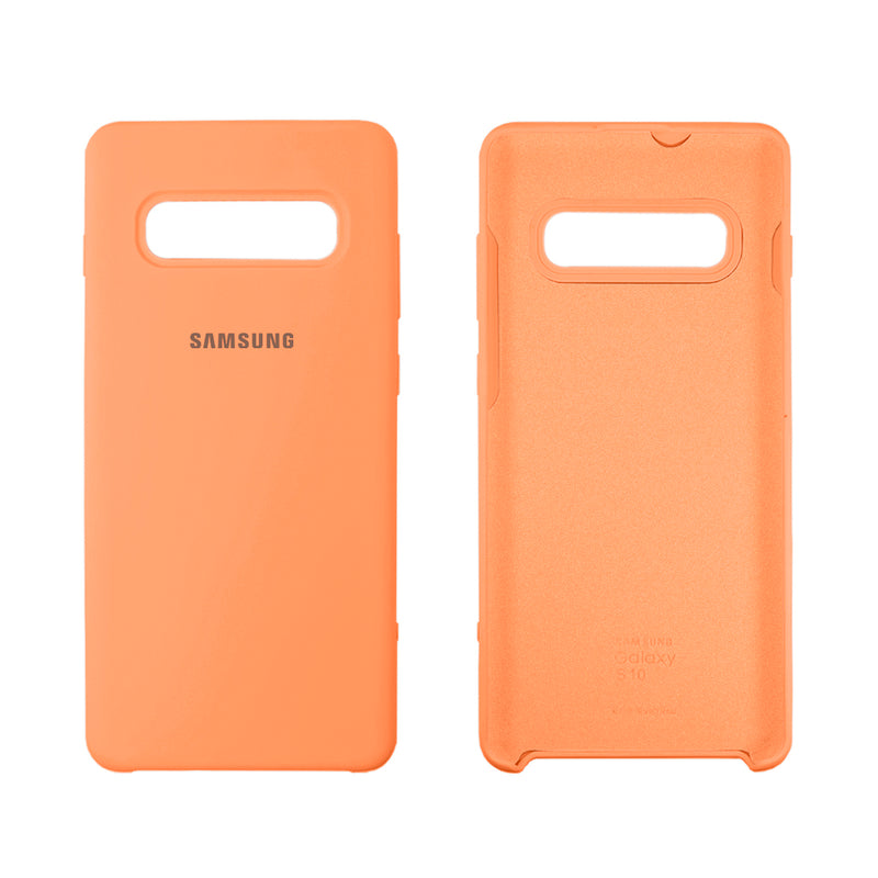 Capinha Celular para Galaxy S10 Silicone Cover Aveludado