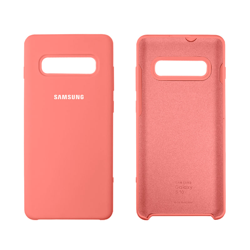 Capinha Celular para Galaxy S10 Silicone Cover Aveludado