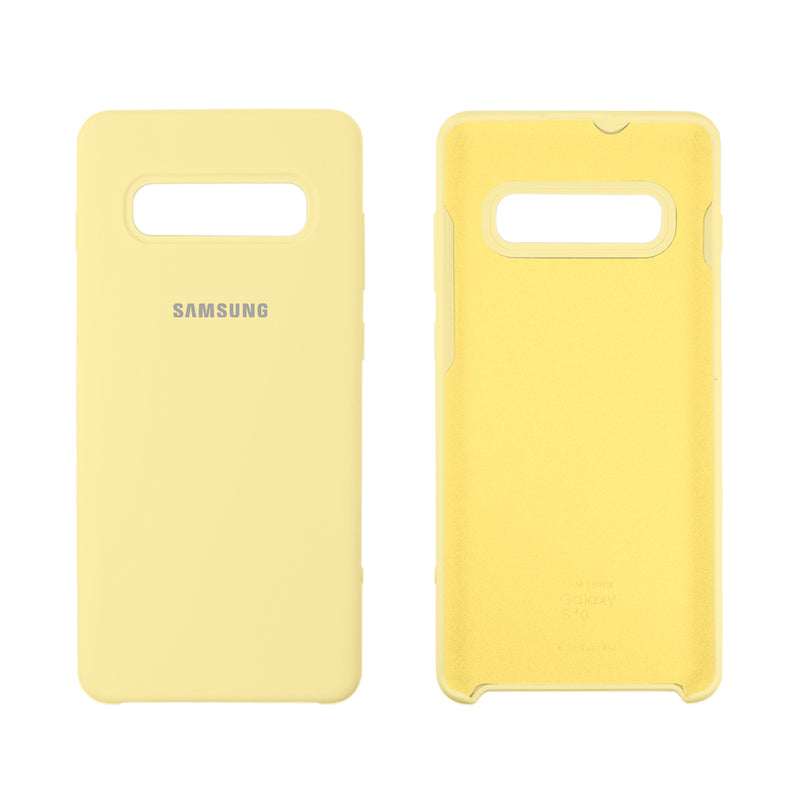 Capinha Celular para Galaxy S10 Silicone Cover Aveludado
