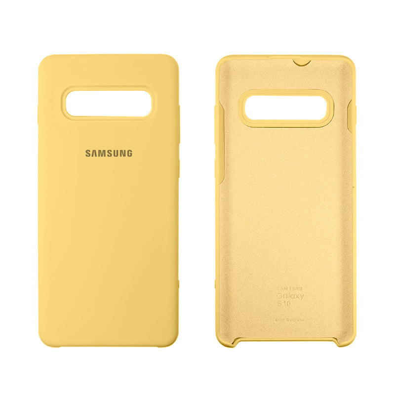 Capinha Celular para Galaxy S10 Silicone Cover Aveludado