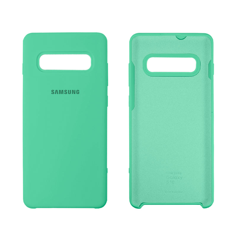 Capinha Celular para Galaxy S10 Silicone Cover Aveludado