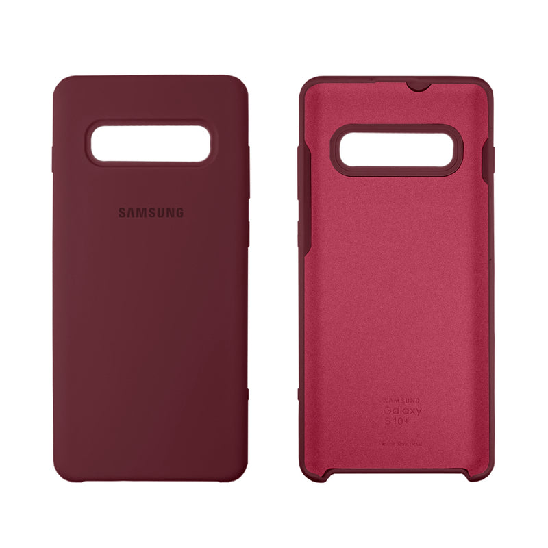 Capinha Celular Silicone Aveludada para Galaxy S10 Plus