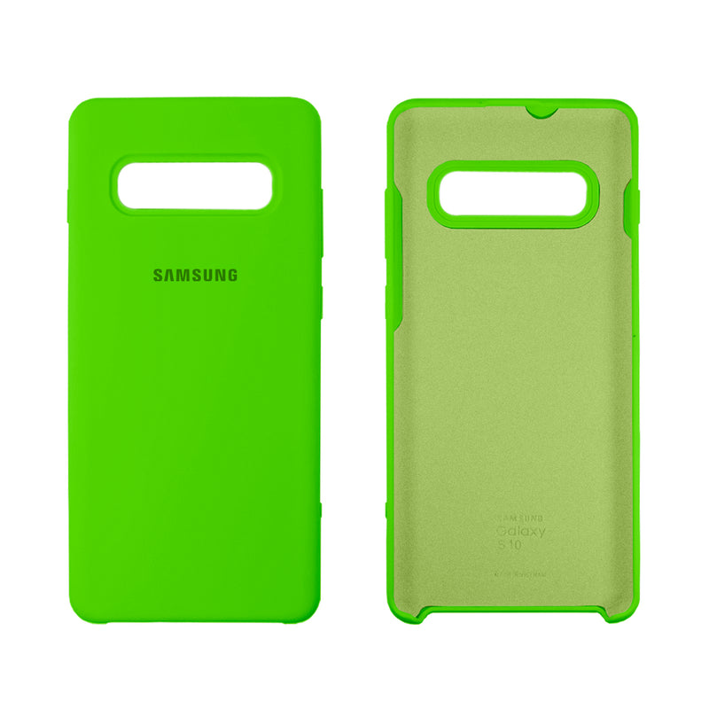 Capinha Celular para Galaxy S10 Silicone Cover Aveludado