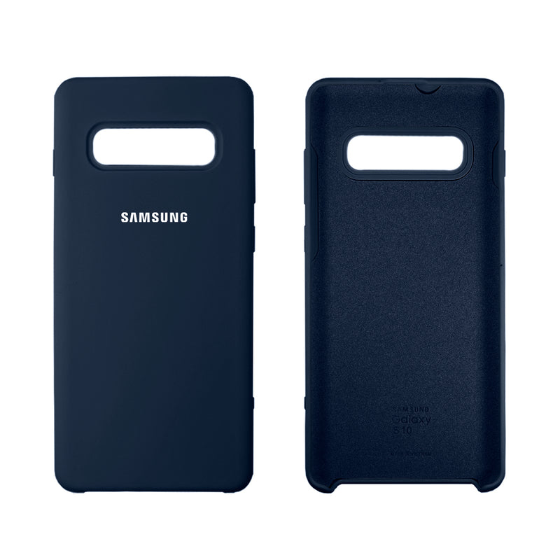 Capinha Celular para Galaxy S10 Silicone Cover Aveludado