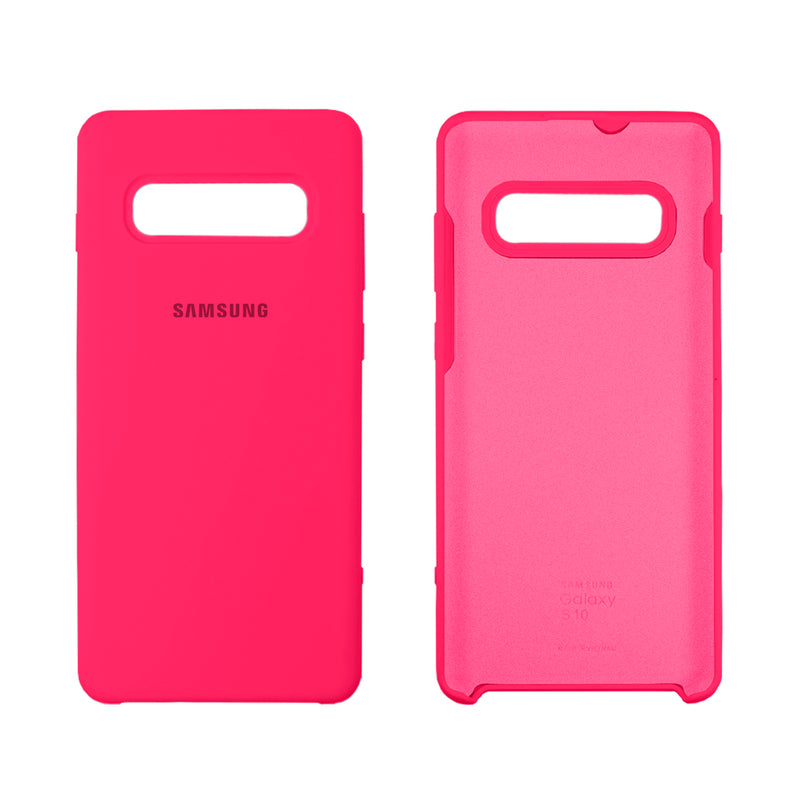 Capinha Celular para Galaxy S10 Silicone Cover Aveludado
