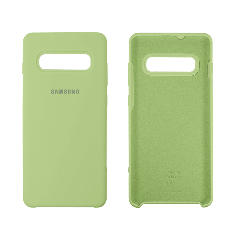 Capinha Celular para Galaxy S10 Silicone Cover Aveludado