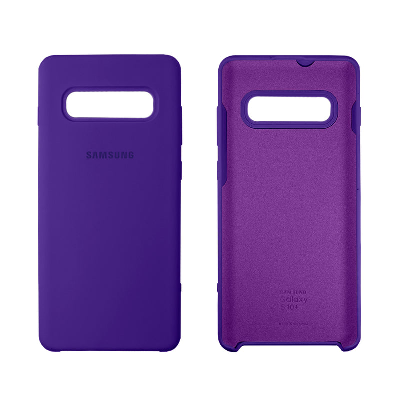Capinha Celular Silicone Aveludada para Galaxy S10 Plus