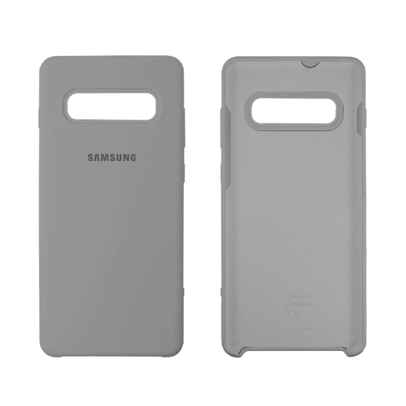 Capinha Celular para Galaxy S10 Silicone Cover Aveludado