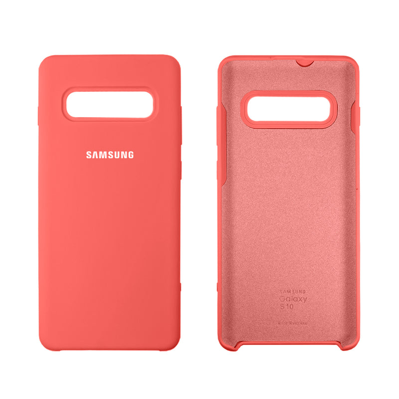 Capinha Celular para Galaxy S10 Silicone Cover Aveludado