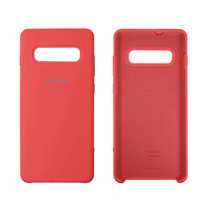 Capinha Celular para Galaxy S10 Silicone Cover Aveludado