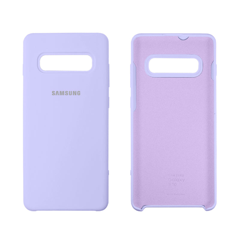 Capinha Celular para Galaxy S10 Silicone Cover Aveludado