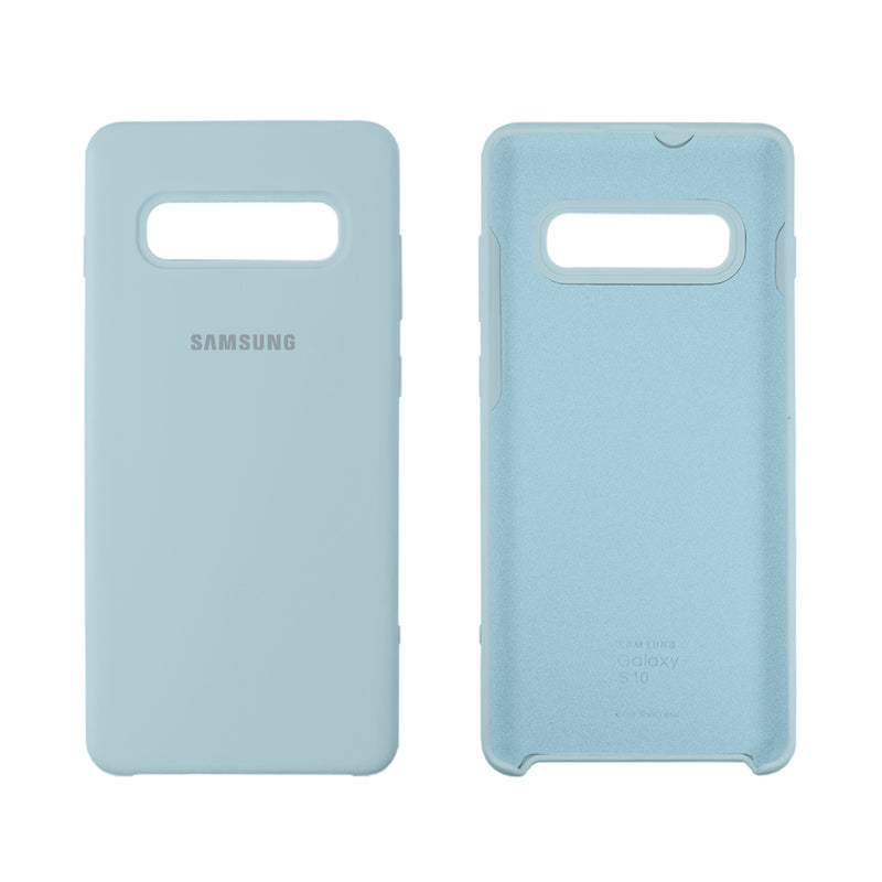 Capinha Celular para Galaxy S10 Silicone Cover Aveludado
