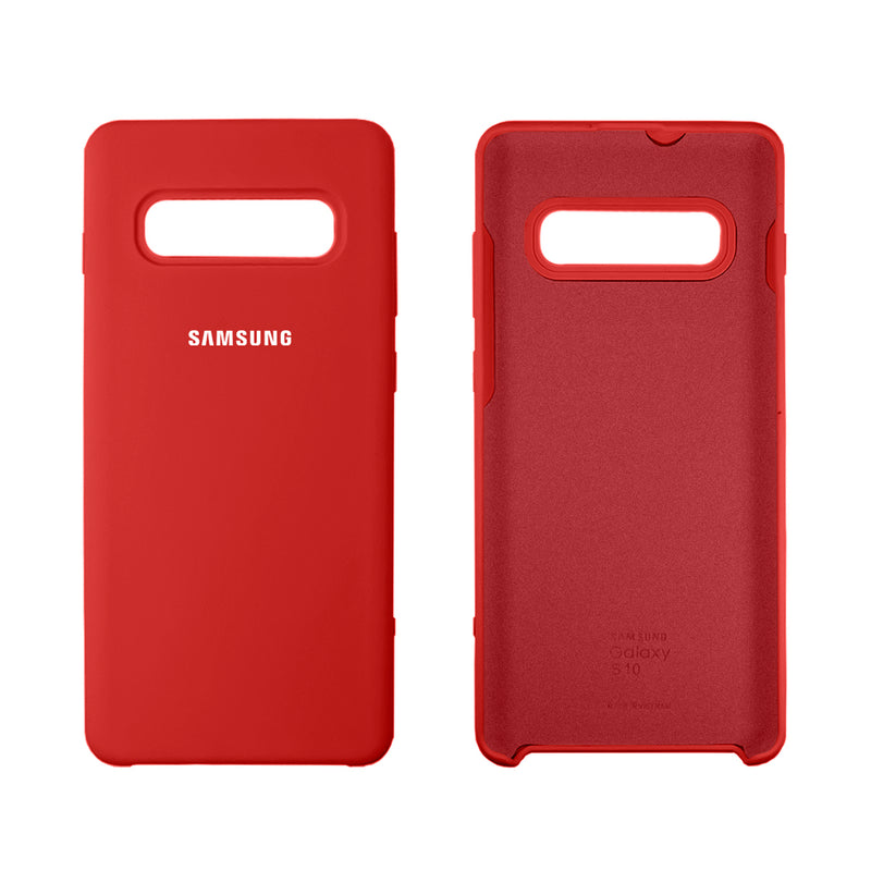 Capinha Celular para Galaxy S10 Silicone Cover Aveludado