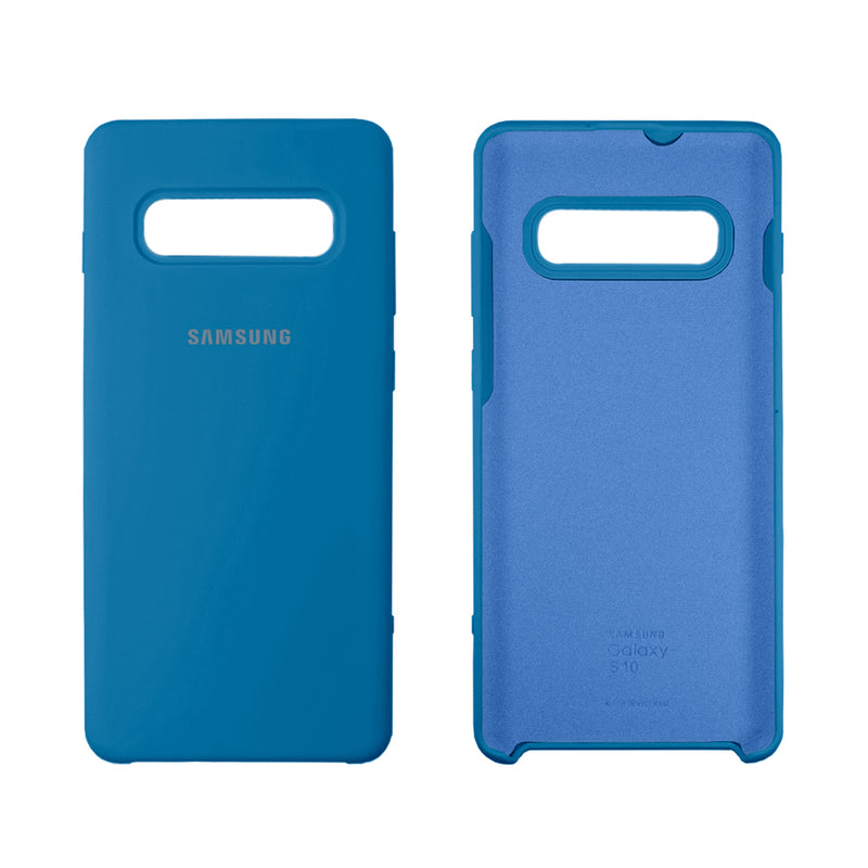 Capinha Celular para Galaxy S10 Silicone Cover Aveludado