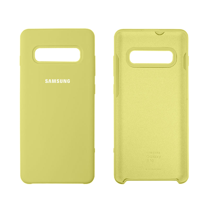 Capinha Celular para Galaxy S10 Silicone Cover Aveludado