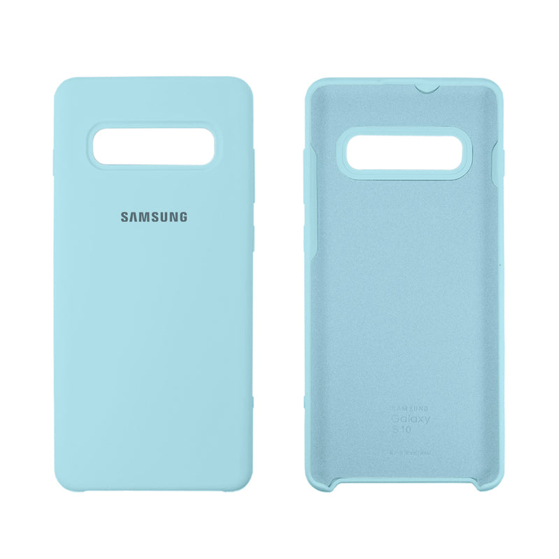 Capinha Celular para Galaxy S10 Silicone Cover Aveludado