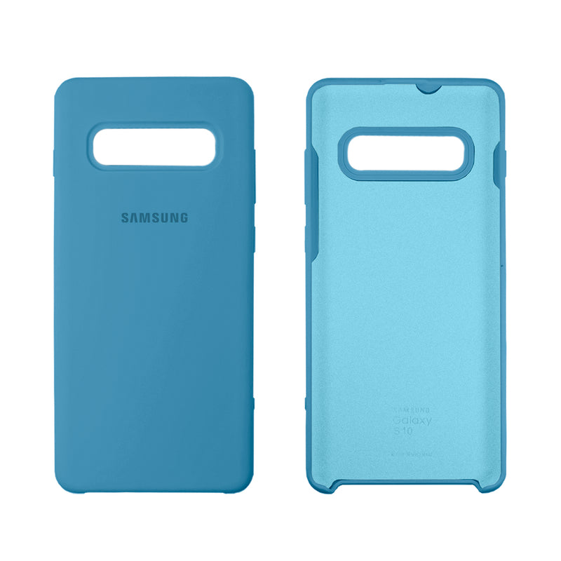Capinha Celular para Galaxy S10 Silicone Cover Aveludado