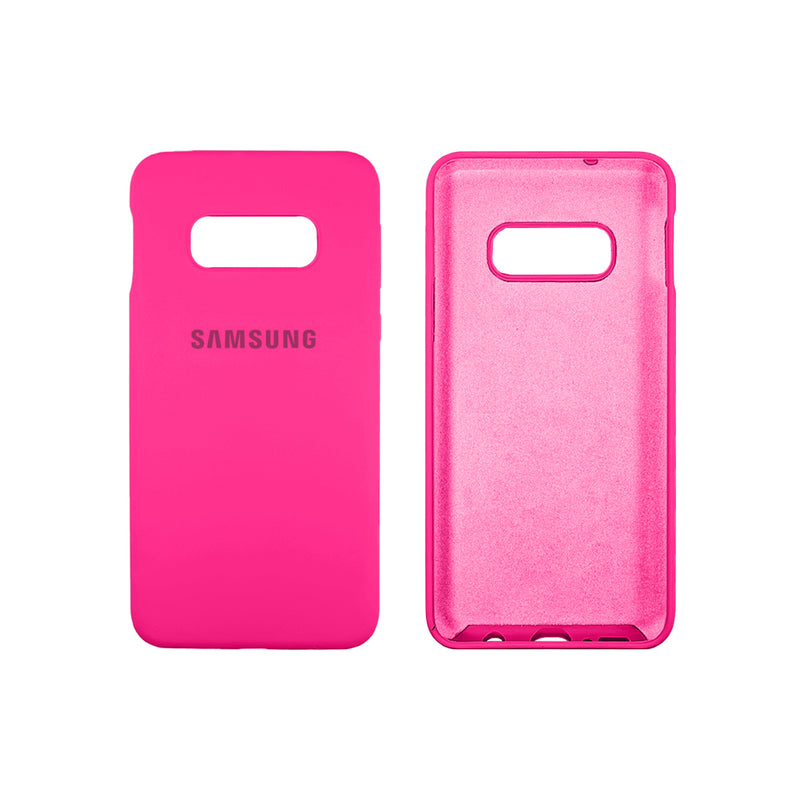 Capinha Celular Galaxy S10E Silicone Cover Aveludado