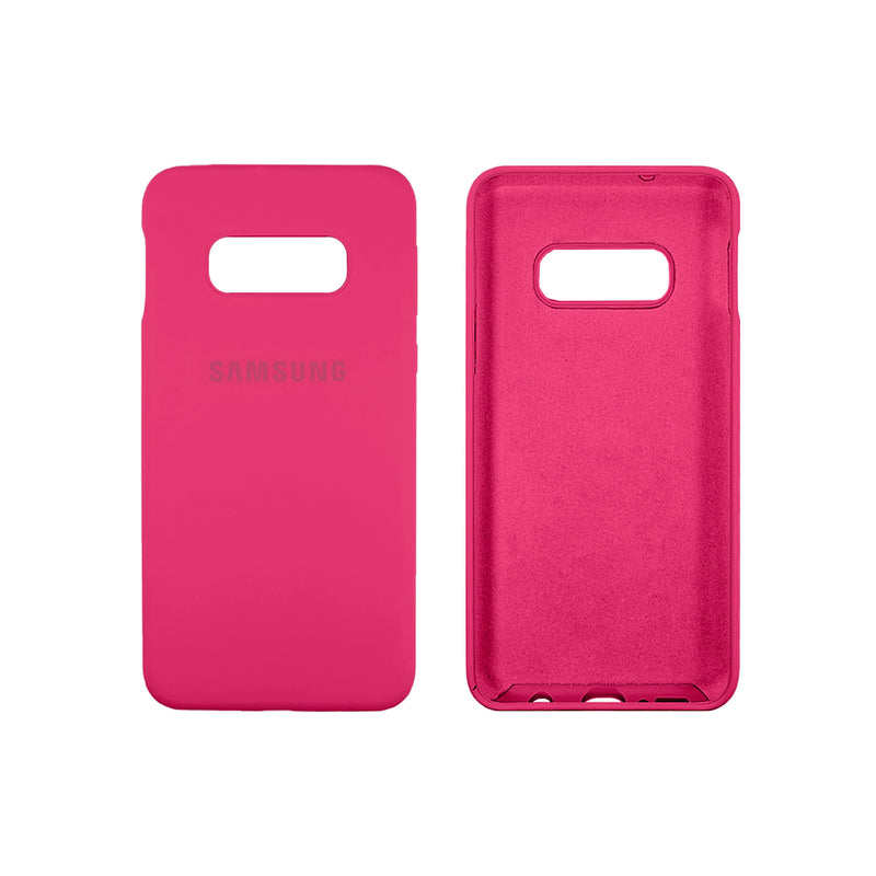 Capinha Celular Galaxy S10E Silicone Cover Aveludado