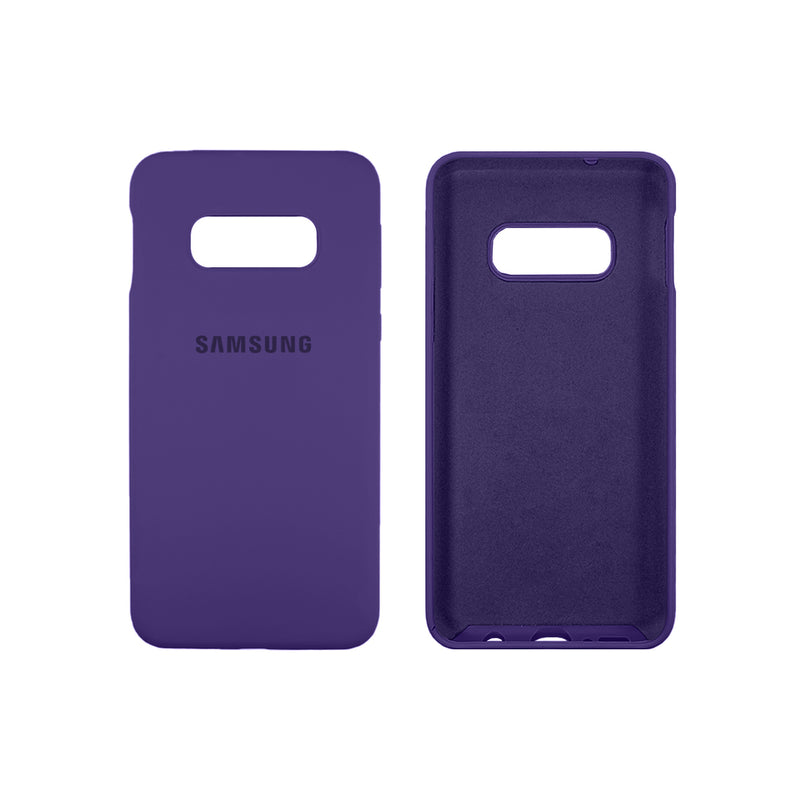 Capinha Celular Galaxy S10E Silicone Cover Aveludado