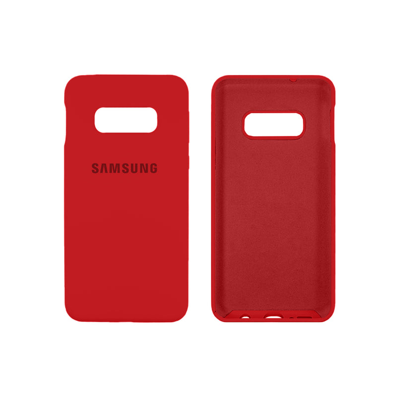 Capinha Celular Galaxy S10E Silicone Cover Aveludado