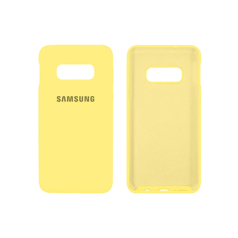 Capinha Celular Galaxy S10E Silicone Cover Aveludado