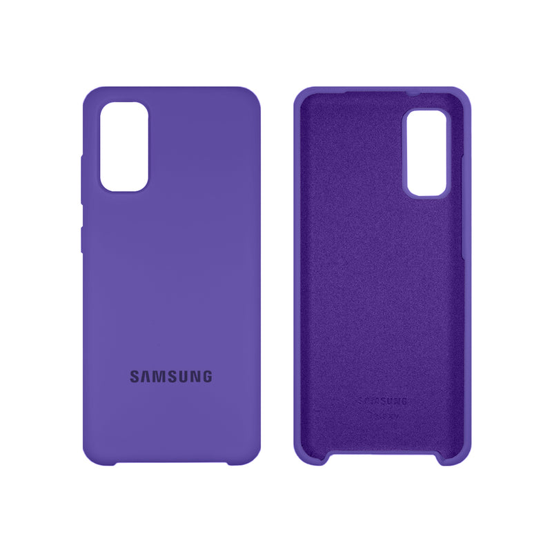 Capinha Celular Galaxy S20 Silicone Cover Aveludado