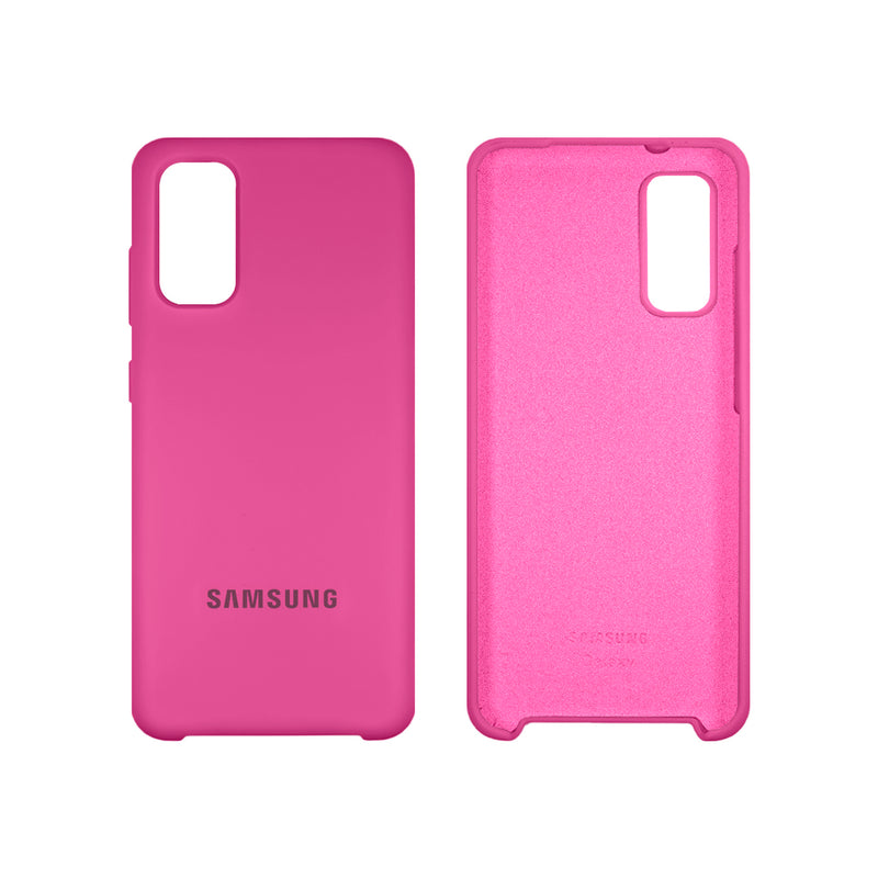 Capinha Celular Galaxy S20 Silicone Cover Aveludado
