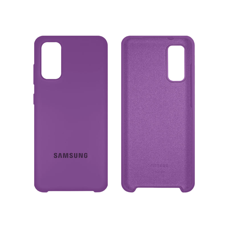 Capinha Celular Galaxy S20 Silicone Cover Aveludado