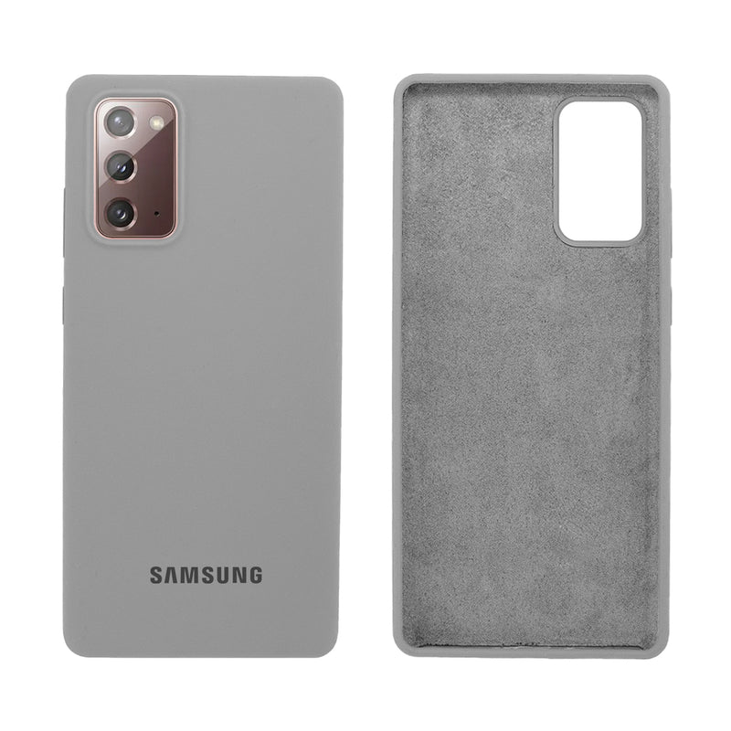 Capinha Celular Galaxy Note 20 Silicone Cover Aveludado