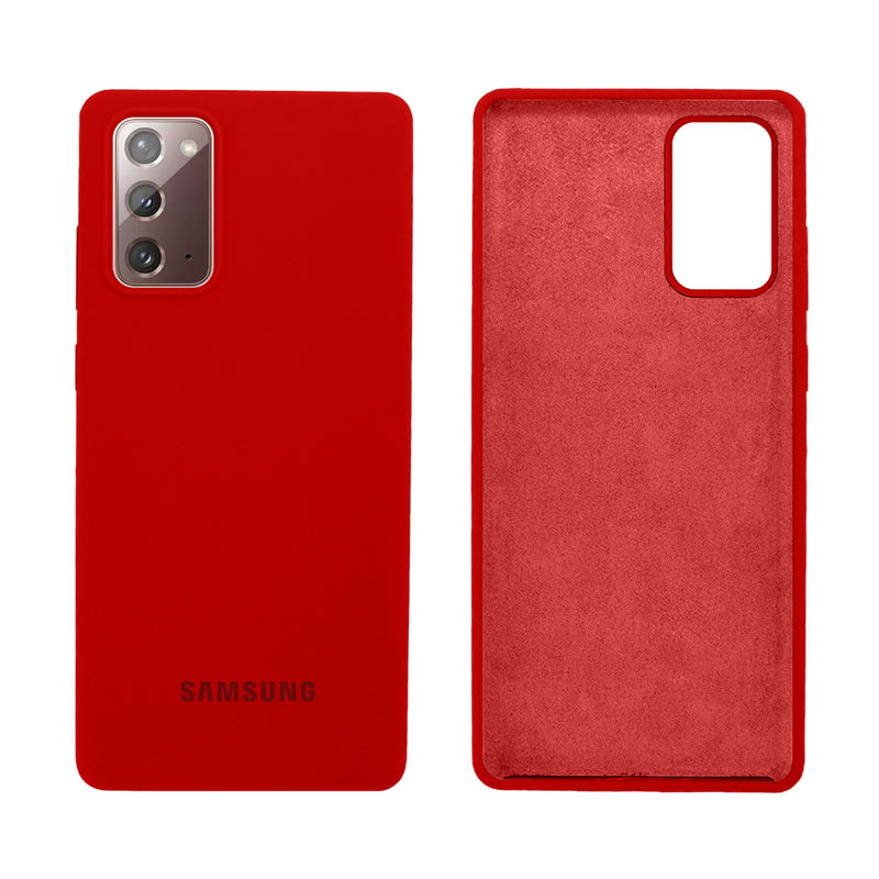 Capinha Celular Galaxy Note 20 Silicone Cover Aveludado