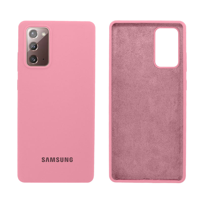Capinha Celular Galaxy Note 20 Silicone Cover Aveludado