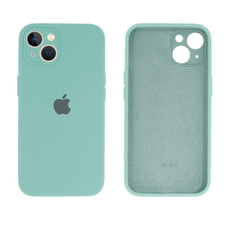 Capinha Celular iPhone 13 Silicone Aveludado com Proteção Câmera