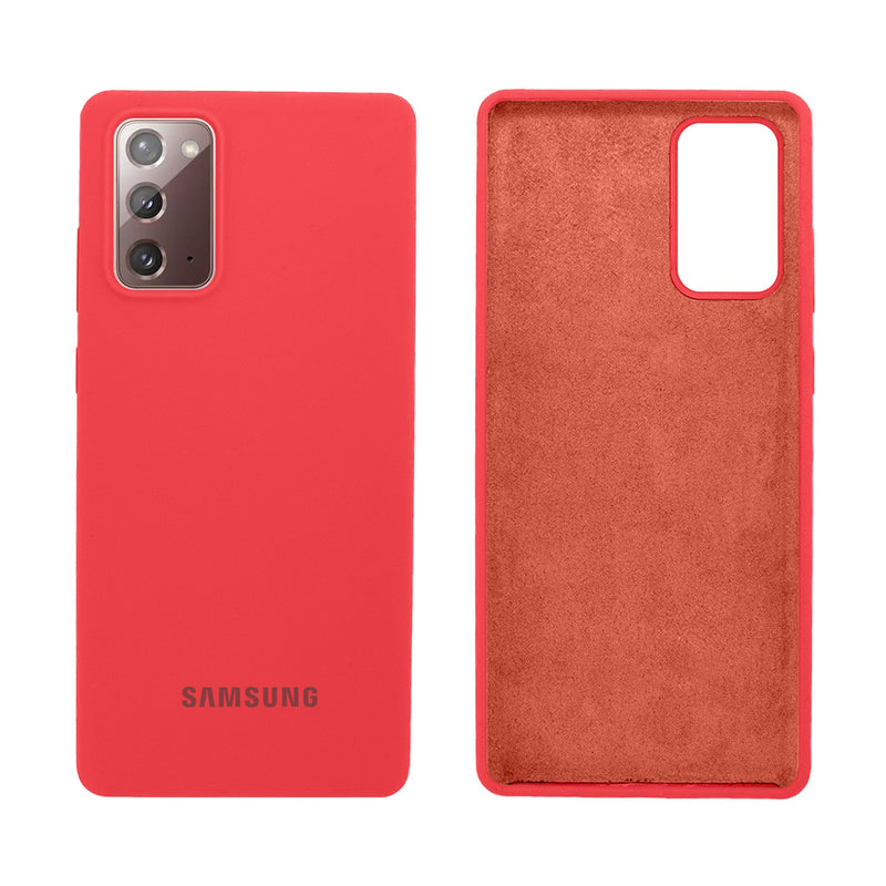 Capinha Celular Galaxy Note 20 Silicone Cover Aveludado